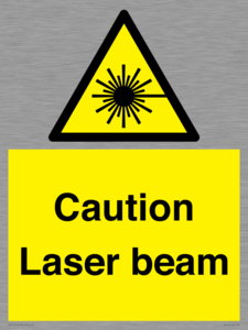 Caution Laser beam